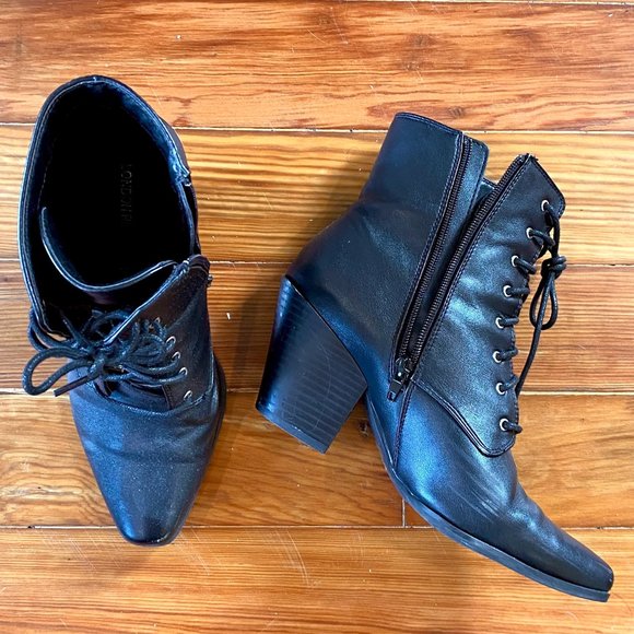 LONDON REBEL || LACE UP BOOTS - Picture 2 of 4